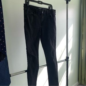 Mossimo mid rise skinny black jeans good condition size 12 R 31